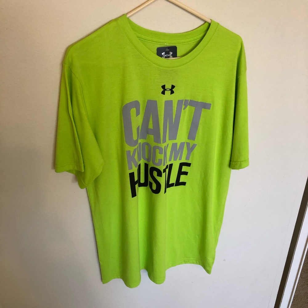 Under Armour heat gear Can’t Knock My Hustle tee